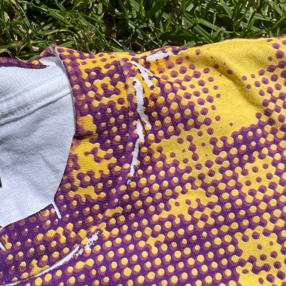 Undefeated Evander Holyfield Mike Tyson Bitten Ear Savage 90s Boxing AOP Large - Picture 5 of 12